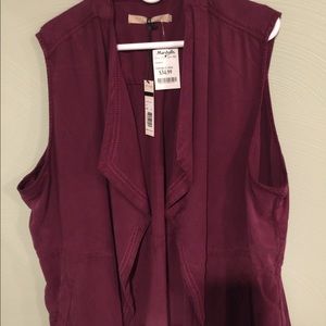 NWT! Max jean cinched vest